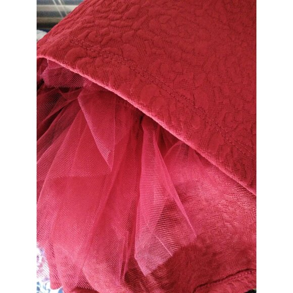 Honey and Rosie Dress Womens Sz S Ruby Red Rose Sleeveless Fit n Flare NEW - Picture 7 of 7